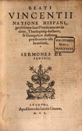 Sermones hyemales, aestivales, de Sanctis. 3