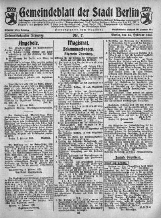 1925,7: Nr. 7, 15. Februar 1925