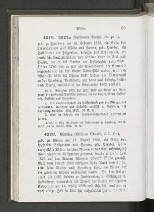 4378. Wilda (Ferdinand Adolph, Dr. phil.).