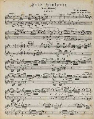 XV Sinfonien, 1. Sinfonie op. 87 (ohne Menuett) Ddur