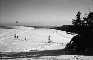 Feldberg: Blick vom Grüble zum Fernsehturm