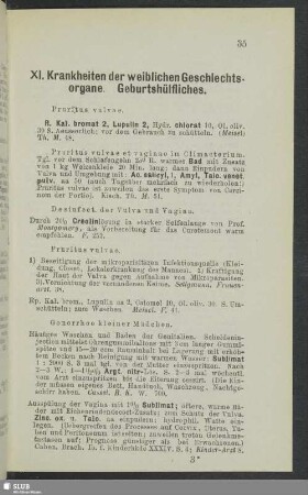 XI. Krankheiten der weiblichen Geschlechtsorgane. Geburtshülfliches