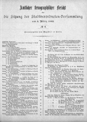 No. 9, 3. März 1892