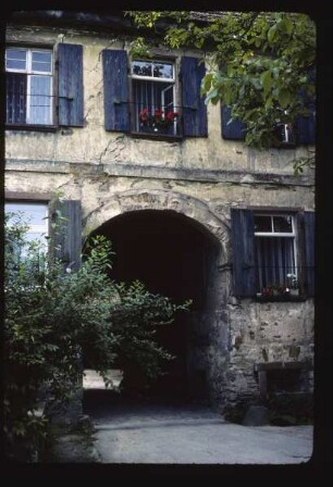 Toreinfahrt der ehemaligen Mühle in Bötzingen