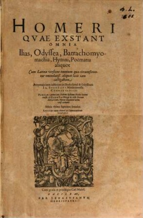 Homeri quae exstant omnia