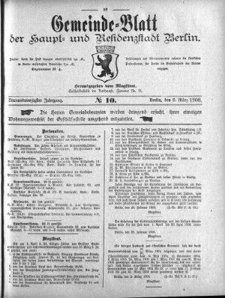 1908,10: No. 10, 8. März 1908