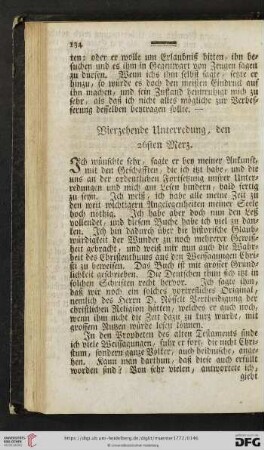 Vierzehende Unterredung, den 26sten Merz