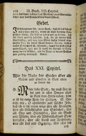 Das XXI. Capitel. - Das XXX. Capitel.