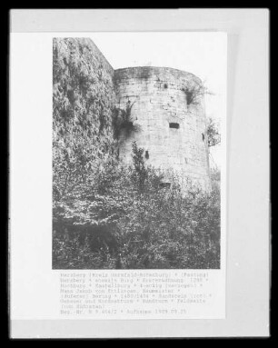 Burg Herzberg — Oberburg — Gehauer & Nordostturm
