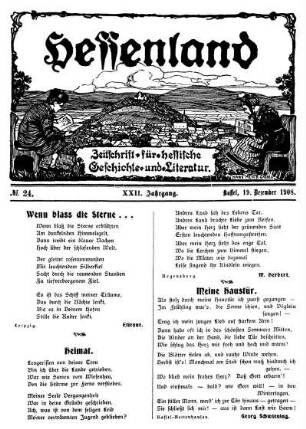 No. 24, 19. Dezember 1908
