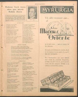 Mañana hará trece años que murió Rubén Darío