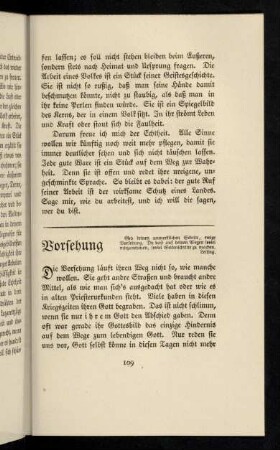 109-120, Vorsehung. - Das Wahrzeichen.
