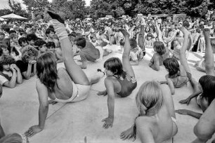 Aerobic-Demonstration im Bielefelder Wiesenbad