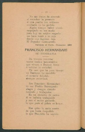 Francisco Hernandari : Su biografía