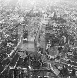 Altstadt von Naumburg : Blick vom Marktplatz Richtung Osten