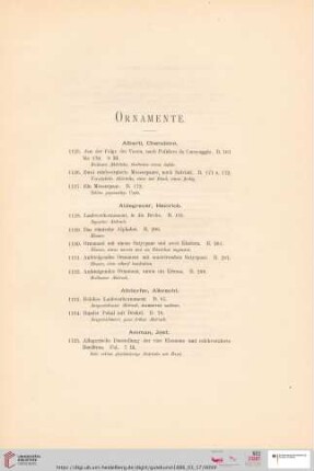 Ornamente (Nr. 1125 - 1313)