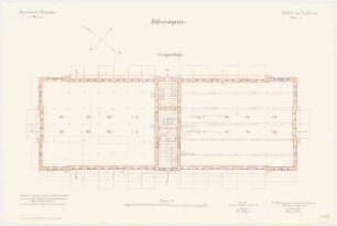 Proviantamt, Mainz Hafermagazin: Grundriss Erdgeschoss 1:100