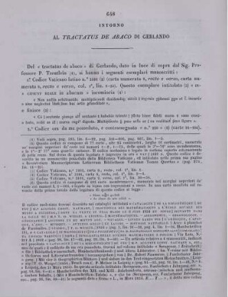 Intorno al tractatus de abaco di Gerlando.