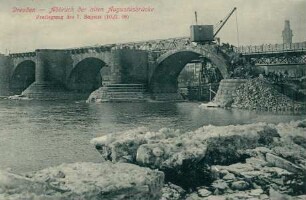 Friedrich-August-Brücke Dresden, Deutschland, 1907-1908