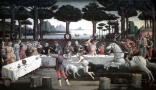 Die Novelle von Nastagio degli Onesti — Das Festmahl & Das Gastmahl im Pinienwald