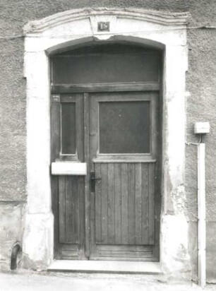 Marienberg, Marienstraße 15. Wohnhaus. Portal