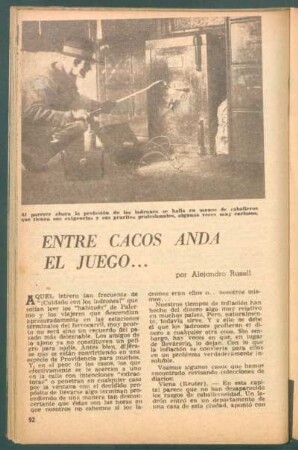 Entre cacos anda el juego ...