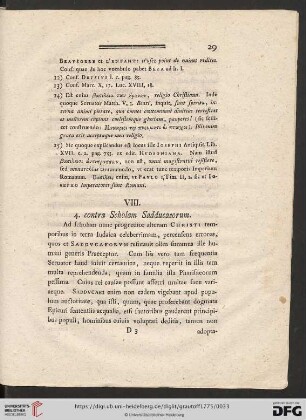 VIII. 4. contra Scholam Sadducaeorum