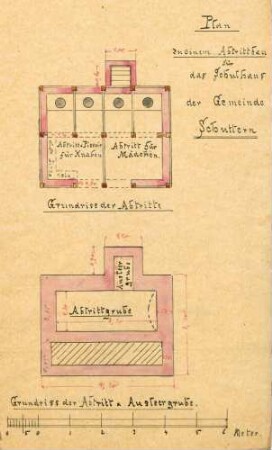 Bauliche Unterhaltung und Neubau des Schulhauses in Schuttern
