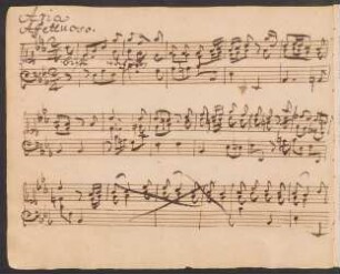 Bist du noch fern; cemb; Es-Dur; Krebs-WV 153
