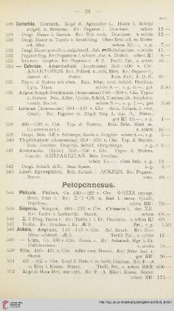 Peloponnesus (Nr. 544-568)