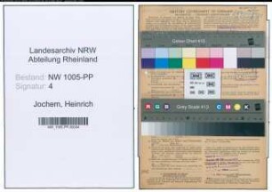 Entnazifizierung Heinrich Jochem , geb. 21.02.1898 (Gewerkschaftsangestellter)