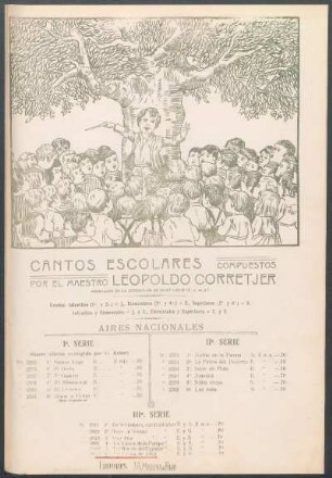 La gloria de dios : Cantos artísticos ; Nº. 6 y último de la tercera série de Aires Nacionales