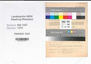 Entnazifizierung Kurt Hartwich , geb. 18.06.1920 ()