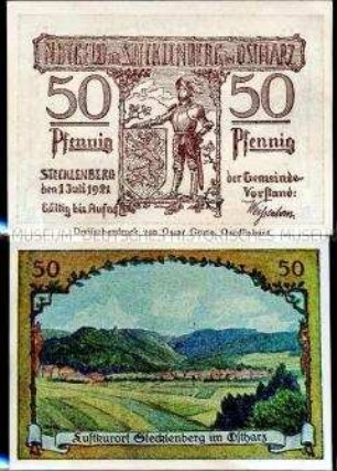 Stecklenberg 50 Pfennig