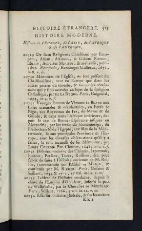 515-516, Histoire de l´Europe, de l´Asie, de l´Afrique & de l´Amérique
