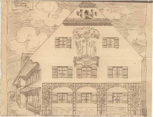 Seidl, Gabriel von; Steinach; Schlossneubau - Giebel (Ansicht)
