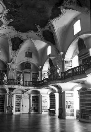 St. Peter: Bibliothek mit zwei Allegorien