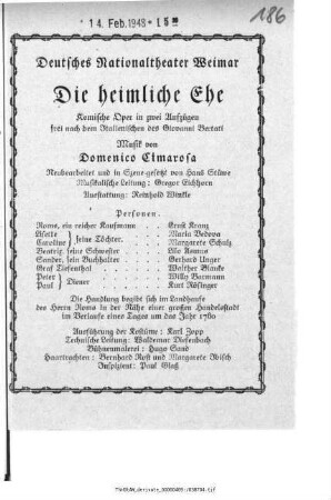 Die heimliche Ehe