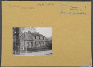 Wohnhaus. Berlin, Pankow, Ossietzkystraße (vor 1948 Schloßstraße)