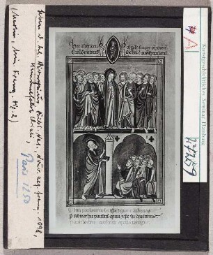 Paris, Bibliothèque Nationale: MS fr. nouv. acq. 1098, Himmelfahrt Mariens