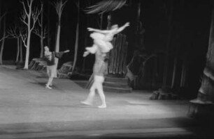 Szenenbilder aus dem Ballett "Dornröschen" von P. Tschaikowski, Städtische Oper Berlin, 1955