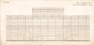 Voit, August von; München; Glaspalast - Mittelbau (Schnitt)