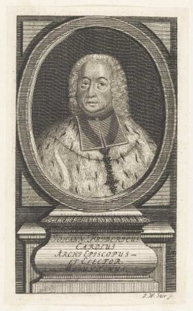 Bildnis des Johann Fridericus Carolus von Mainz