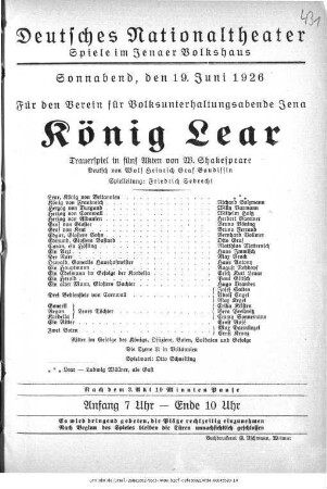 König Lear