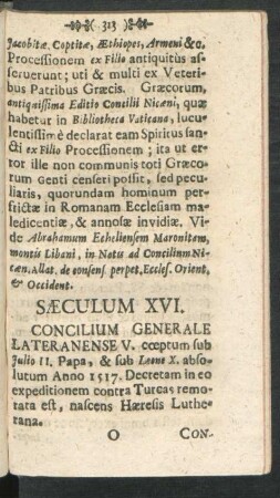 Saeculum XVI.