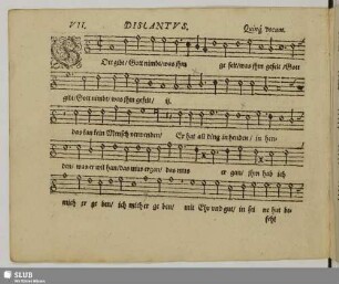 VII. Gott gibt Gott nimdt