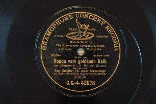 Rondo vom goldenen Kalb : aus "Margarethe", II. Akt / von Gounod