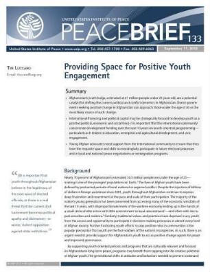 Providing space for positive youth engagement