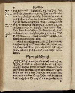 Ehrengedächtnuß.