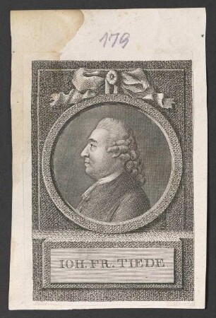 Porträt Johann Friedrich Tiede (1732-1795)